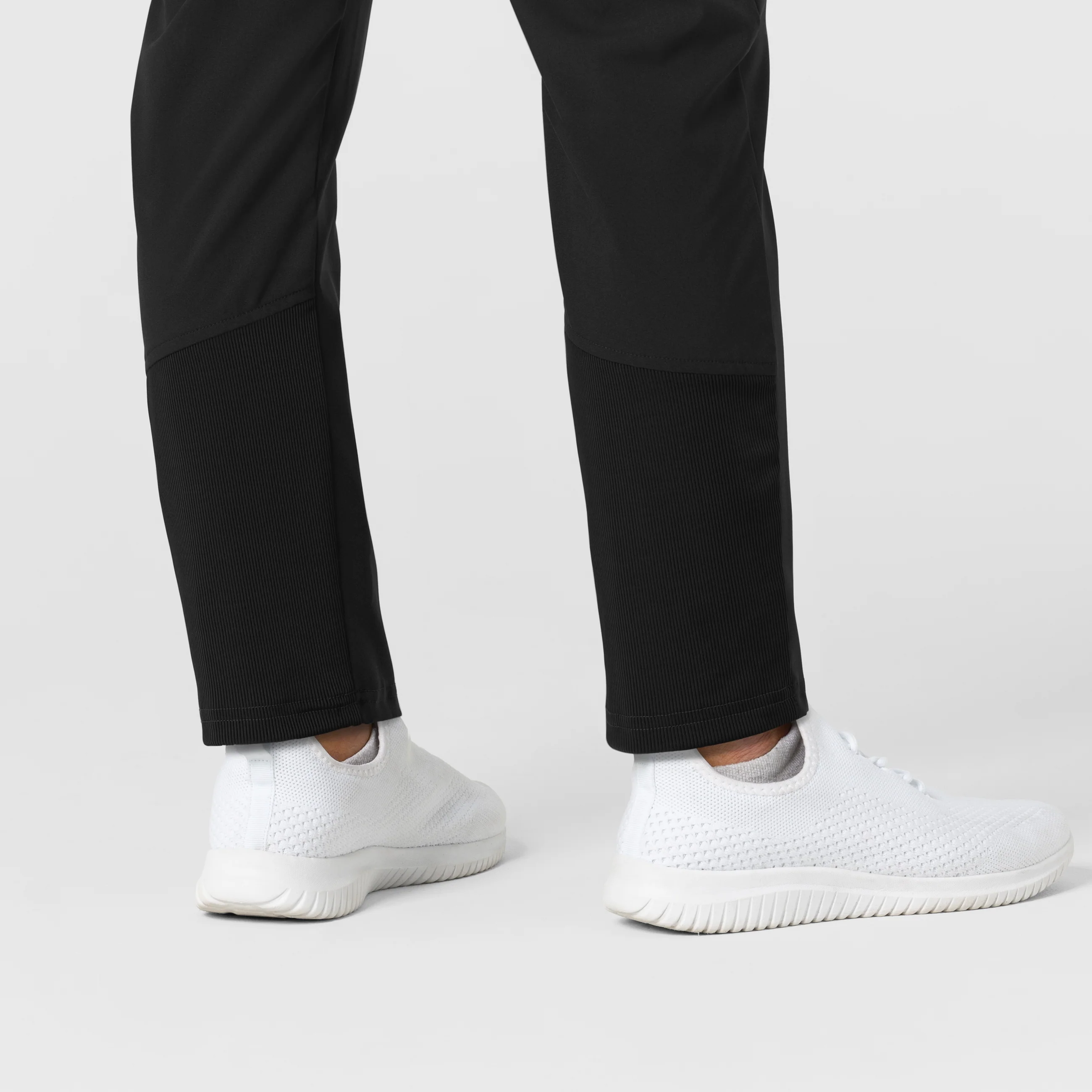 W123 Women's Flex-n-Reach Track Scrub Pant - Black - Image 9