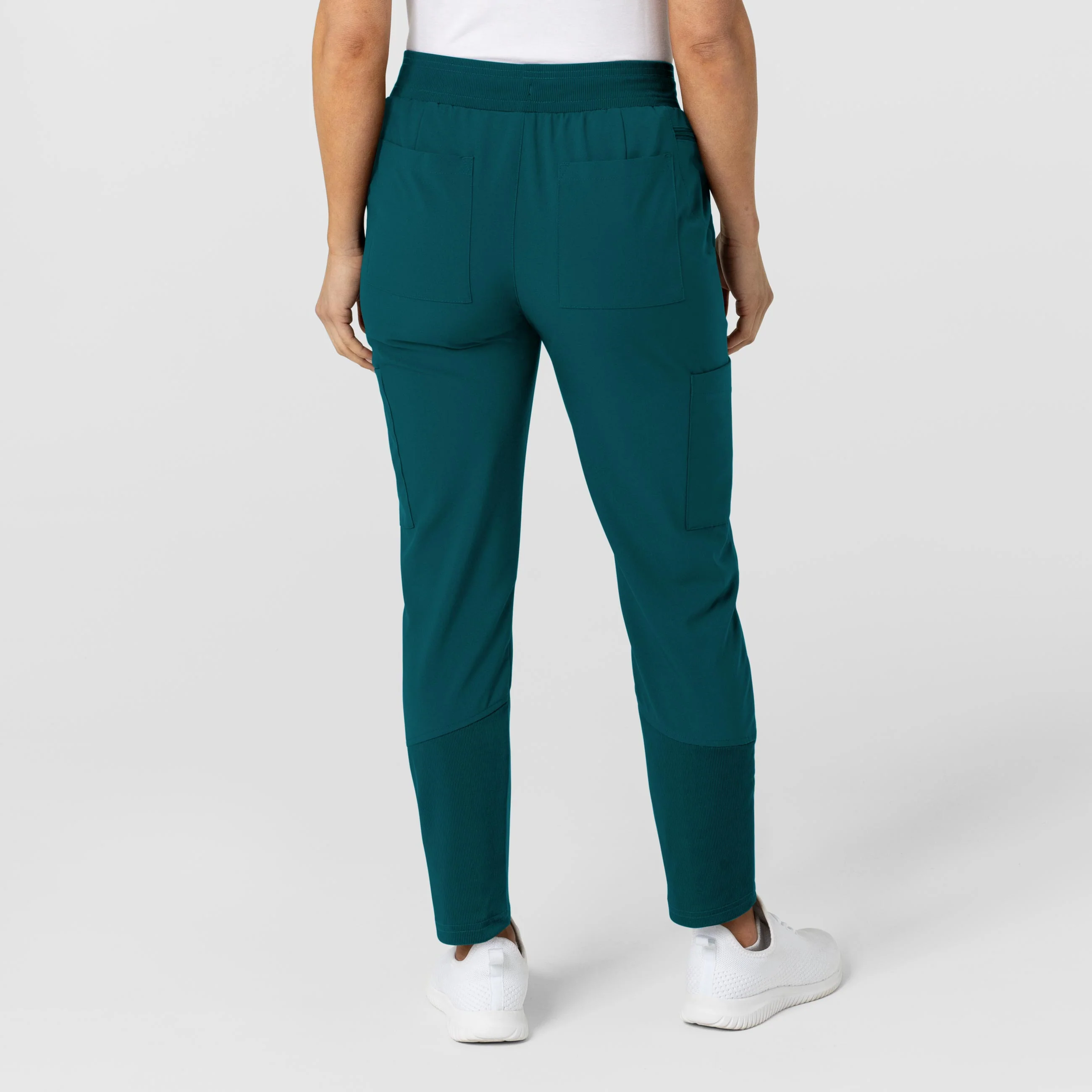 W123 Women's Flex-n-Reach Track Scrub Pant - Caribbean - Image 2
