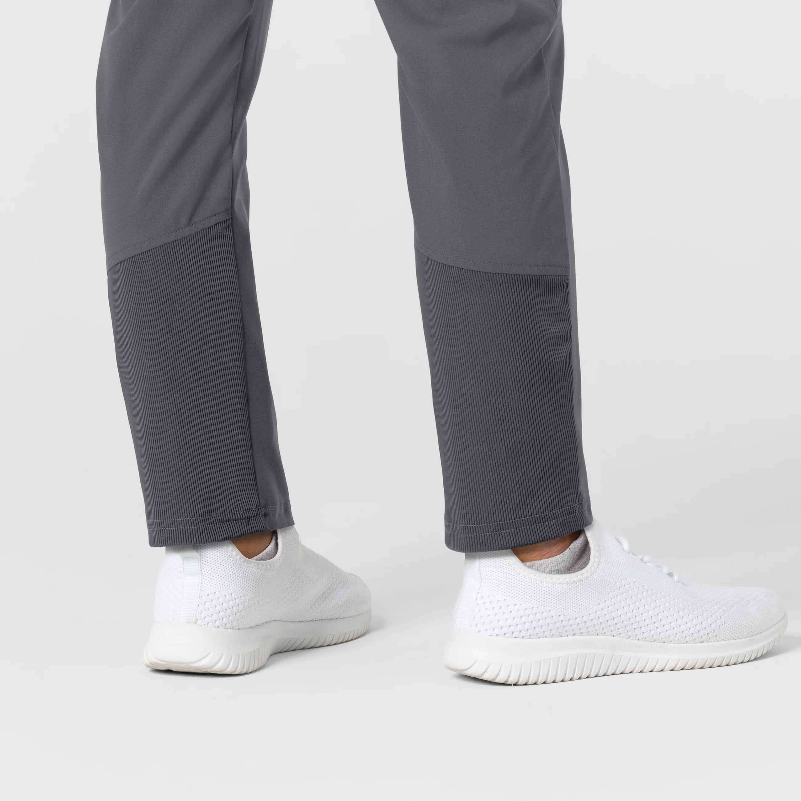 W123 Women's Flex-n-Reach Track Scrub Pant - Pewter - Image 9