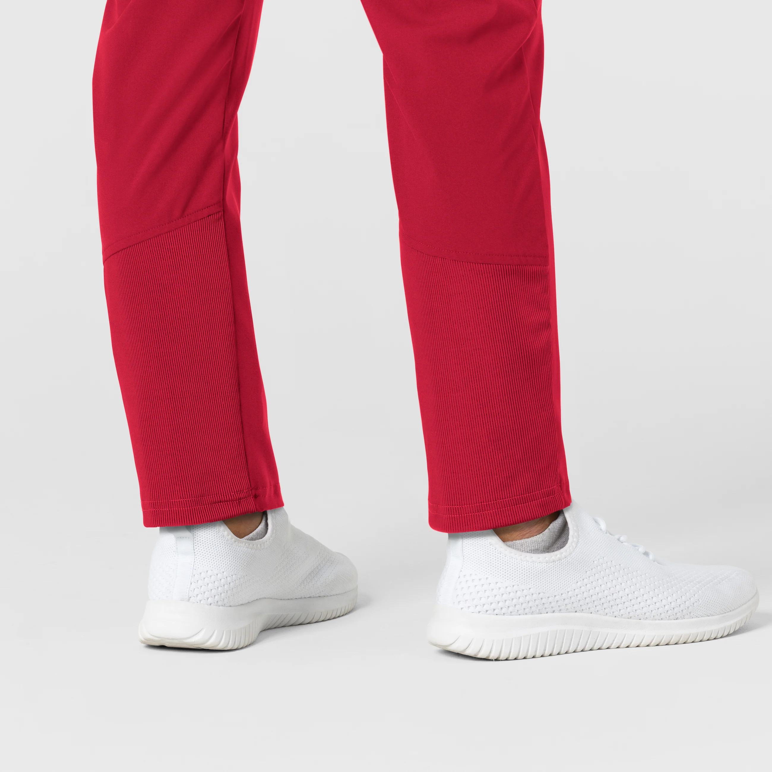 W123 Women's Flex-n-Reach Track Scrub Pant - Red - Image 9
