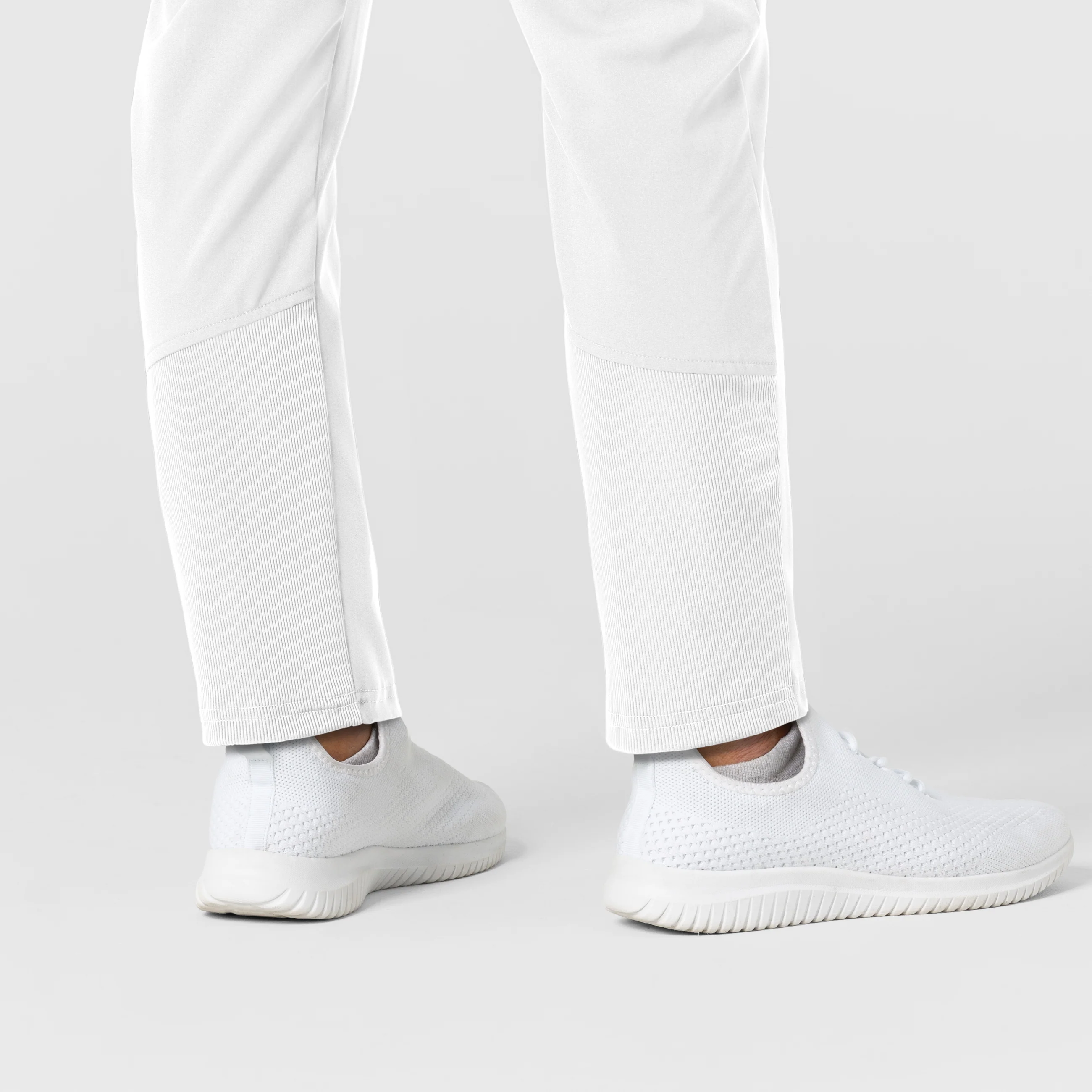 W123 Women's Flex-n-Reach Track Scrub Pant - White - Image 9