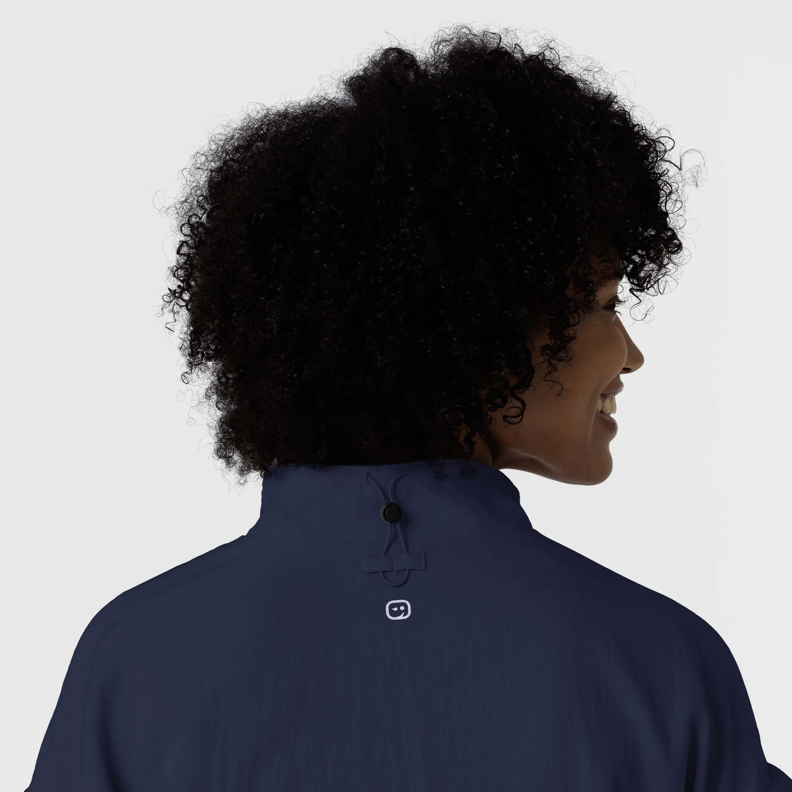 Women's BreezeBreaker Scrub Jacket - Navy - Image 6