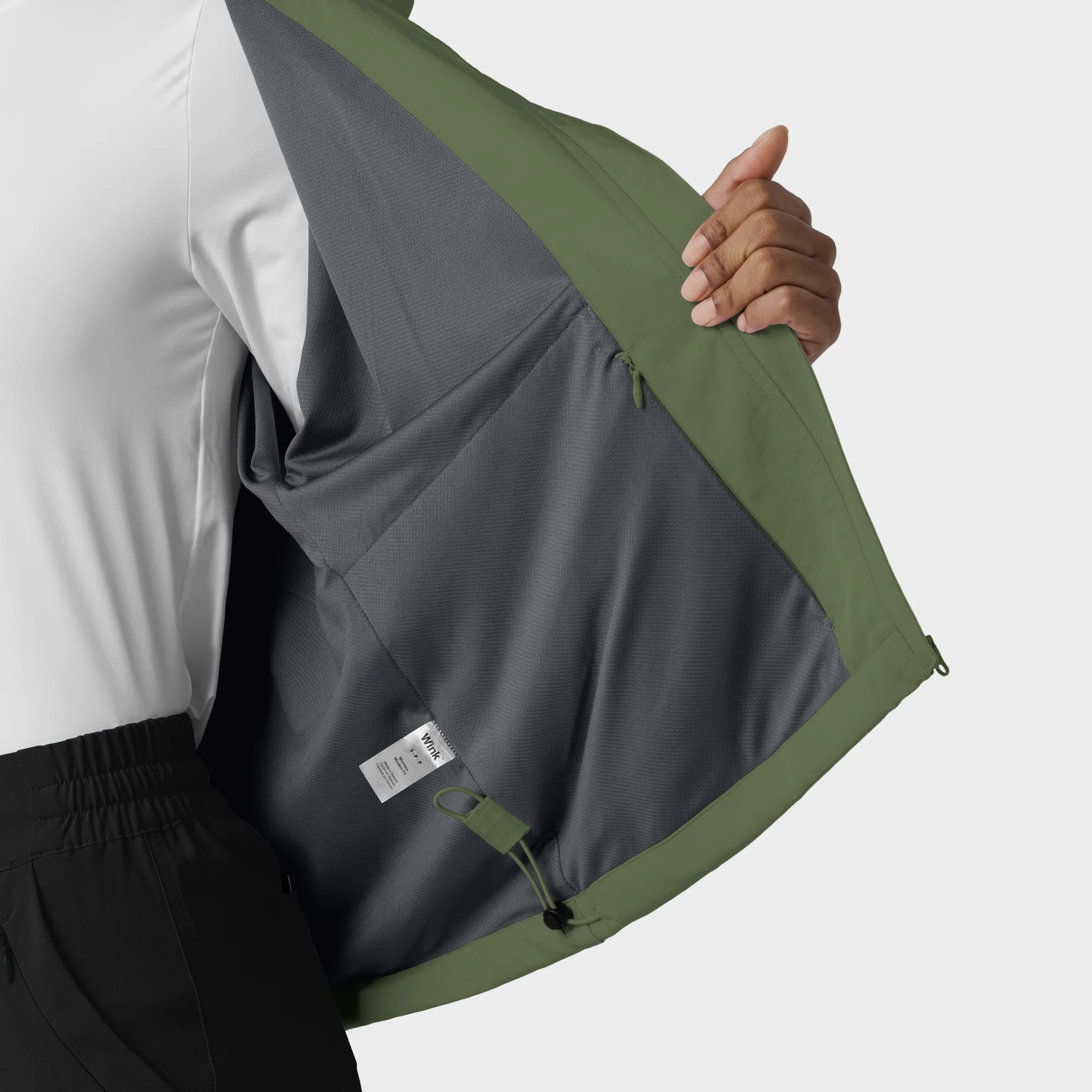 Women's BreezeBreaker Scrub Jacket - Olive - Image 11