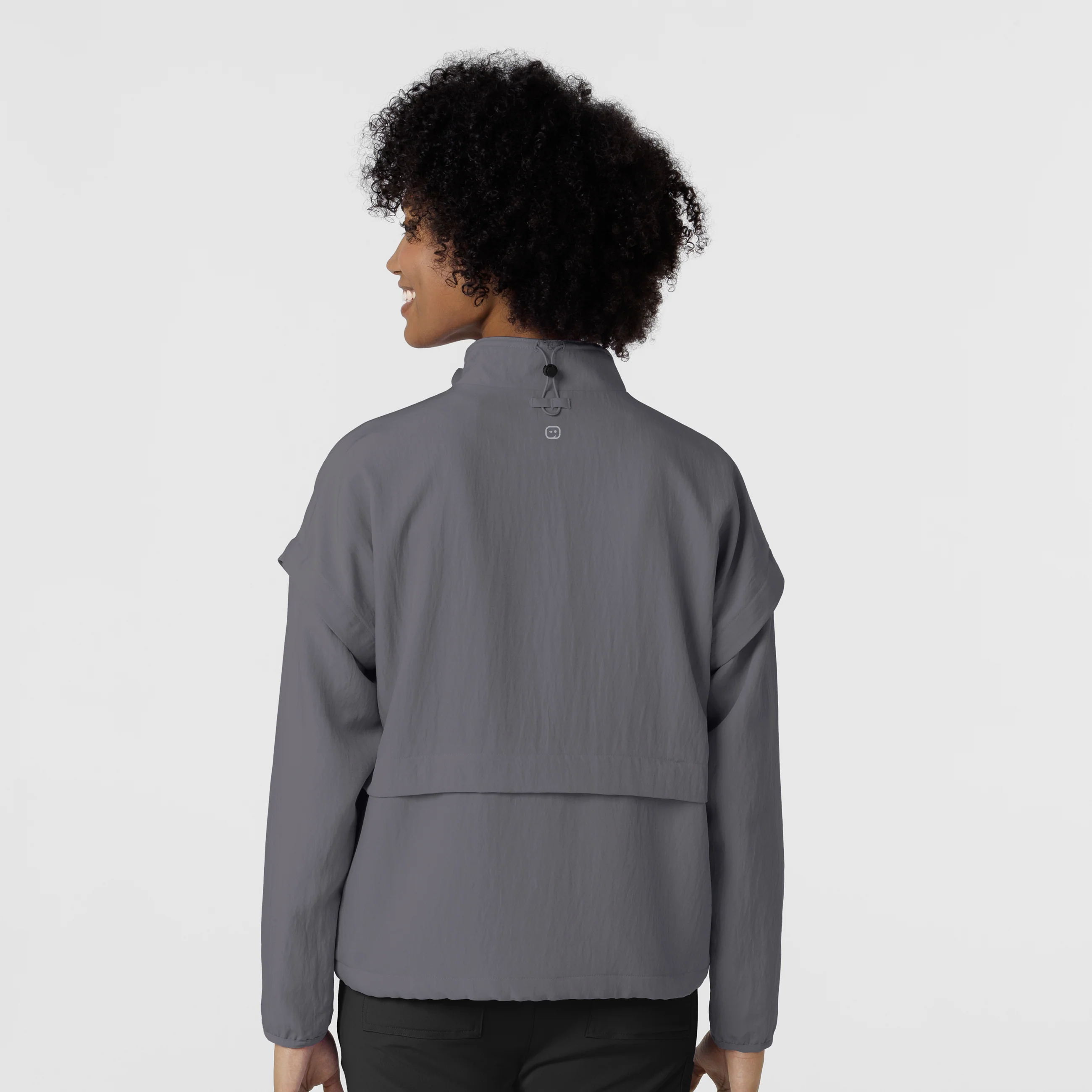 Women's BreezeBreaker Scrub Jacket - Pewter - Image 2