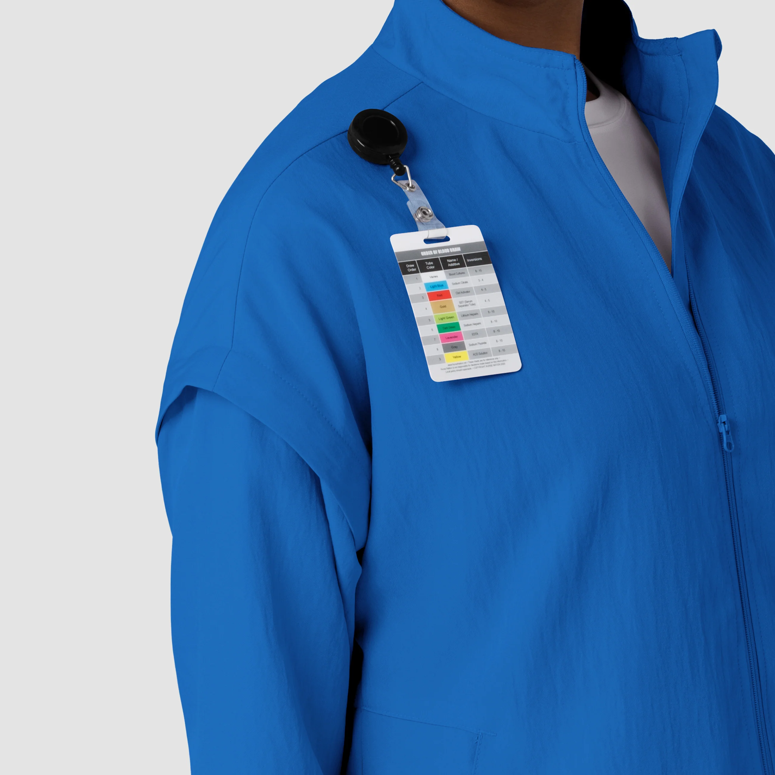 Women's BreezeBreaker Scrub Jacket - Royal - Image 7