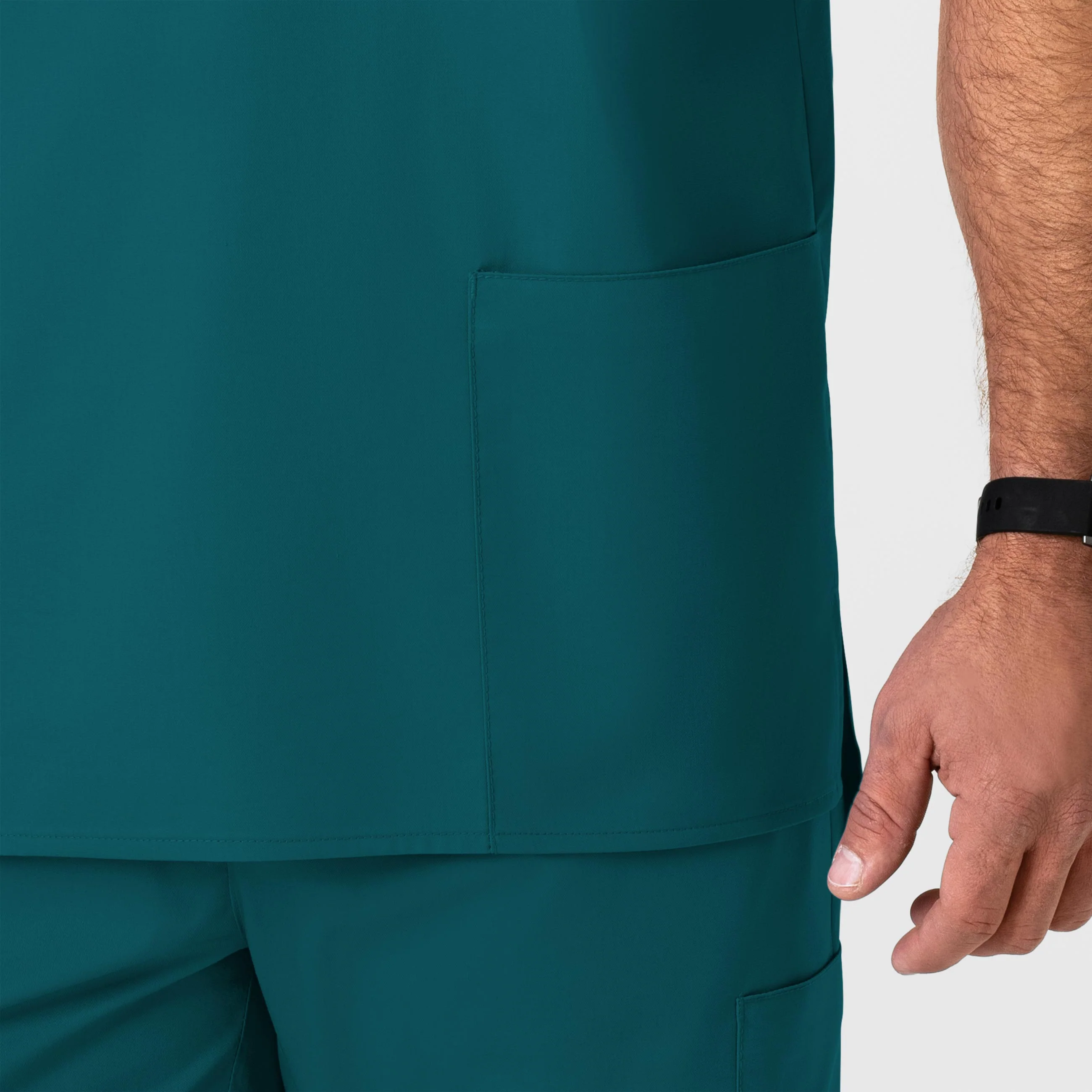WonderWORK Men's V-Neck Scrub Top - Caribbean - Image 7