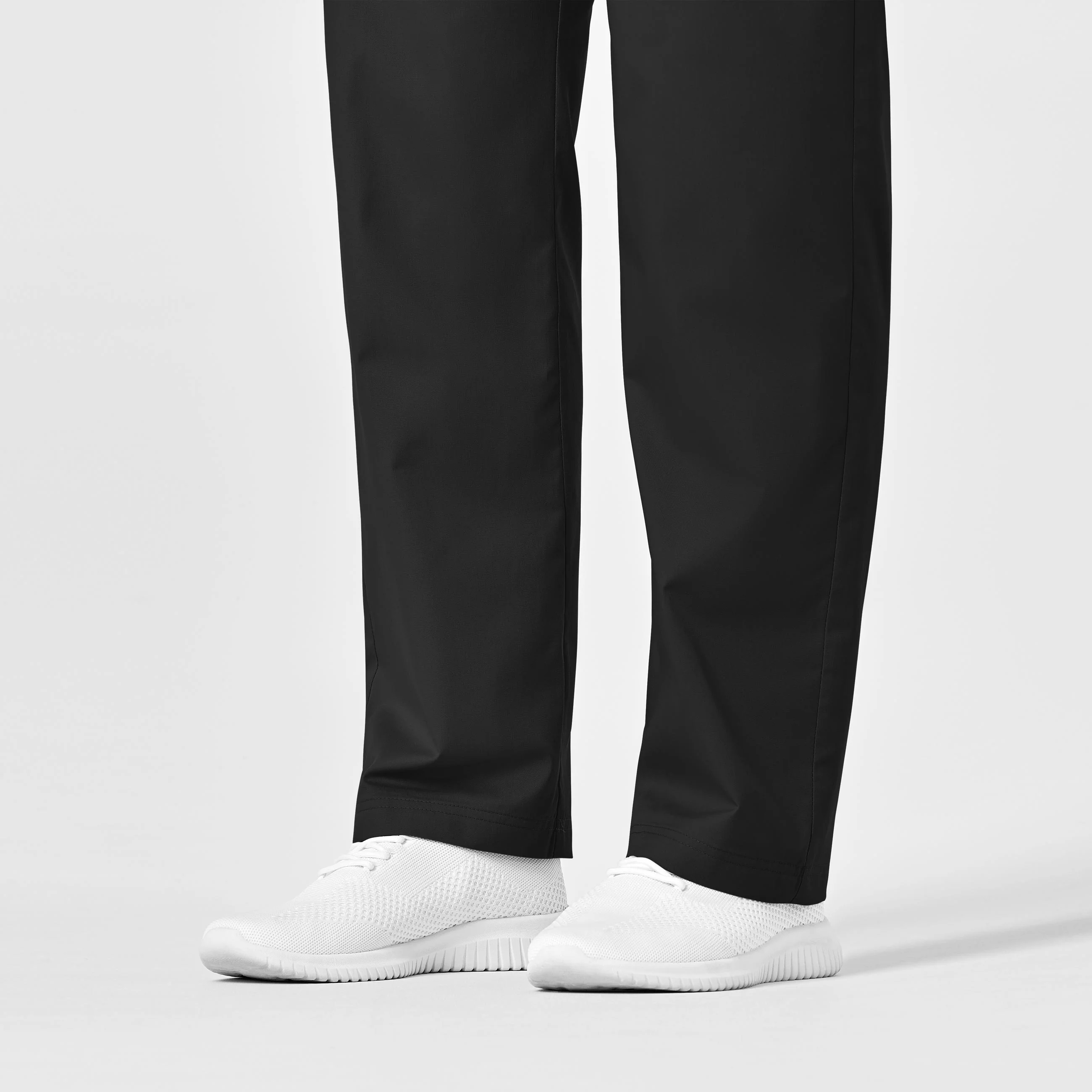 WonderWORK Unisex Drawstring Cargo Scrub Pant - Black - Image 9