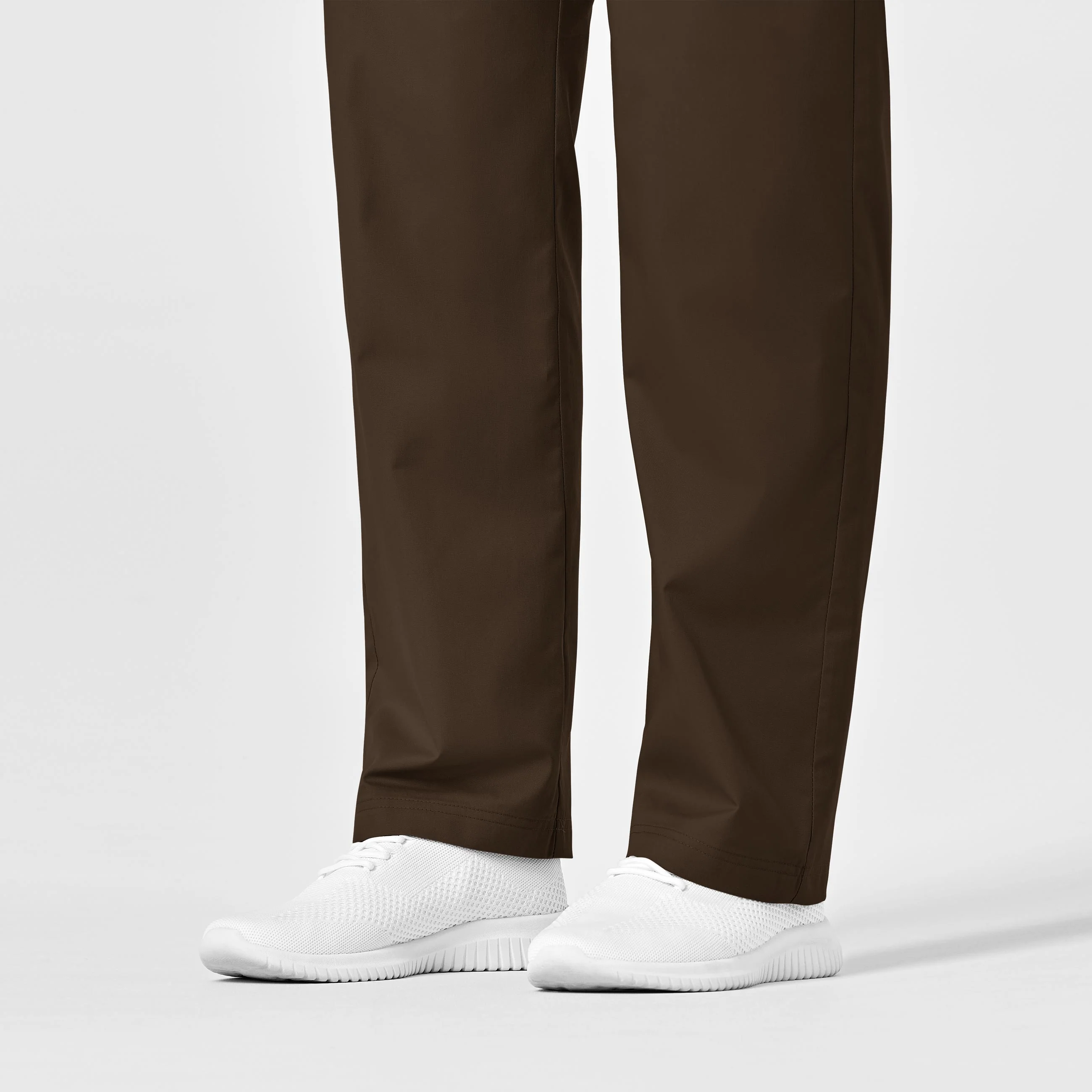 WonderWORK Unisex Drawstring Cargo Scrub Pant - Chocolate - Image 9