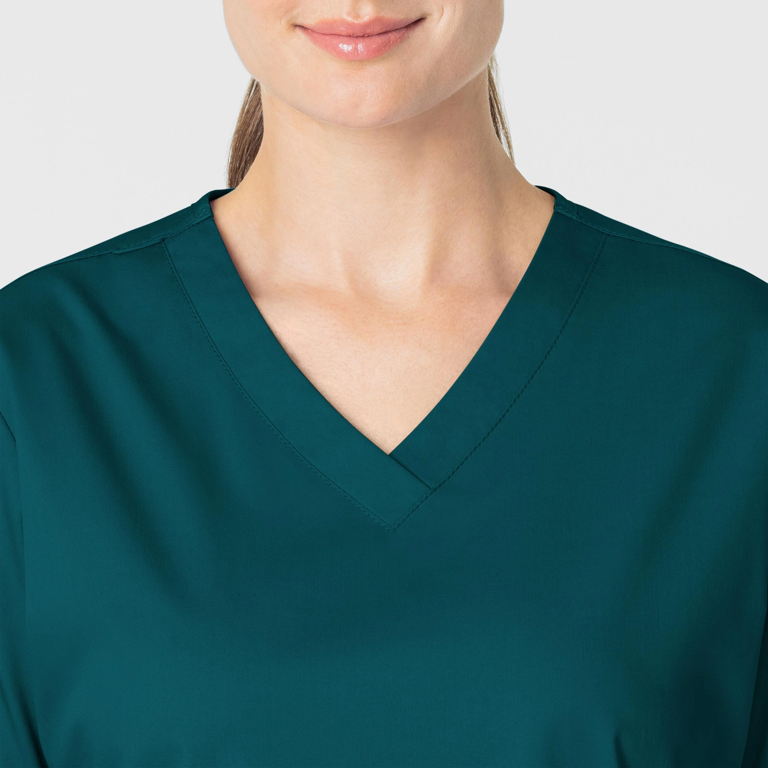 WonderWORK Women's V-Neck Scrub Top - Caribbean - Image 5